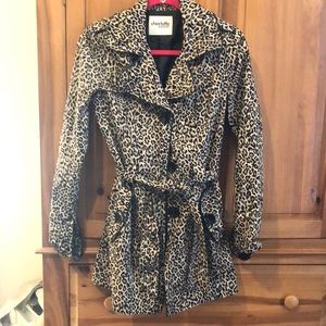 Leopard jacket. Very cute, fitted. Lightweight